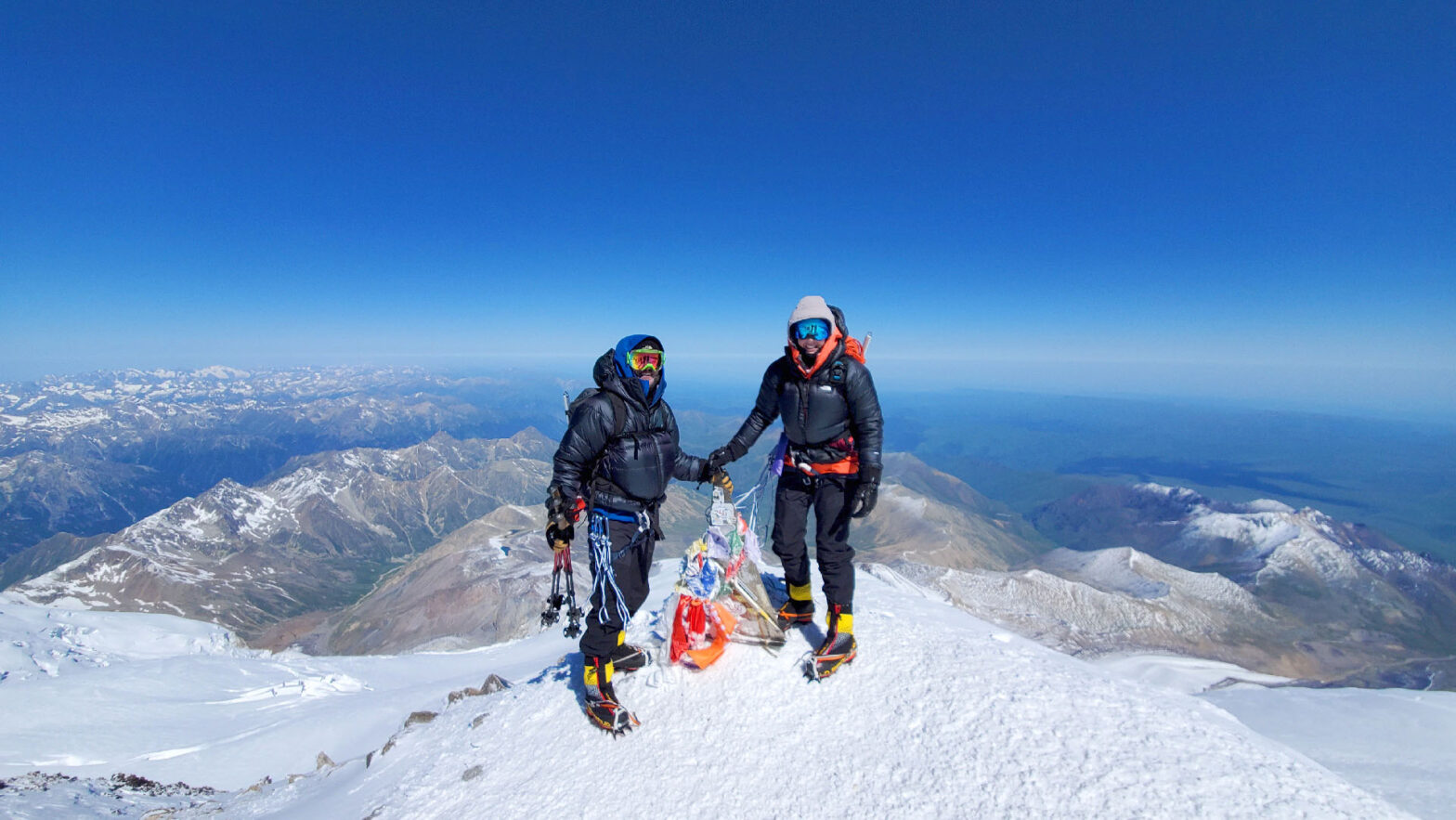 K2 Standing at the summit of Mt. Elbrus